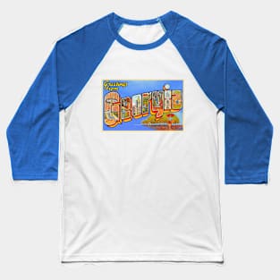 Greetings from Georgia - Vintage Large Letter Postcard Baseball T-Shirt